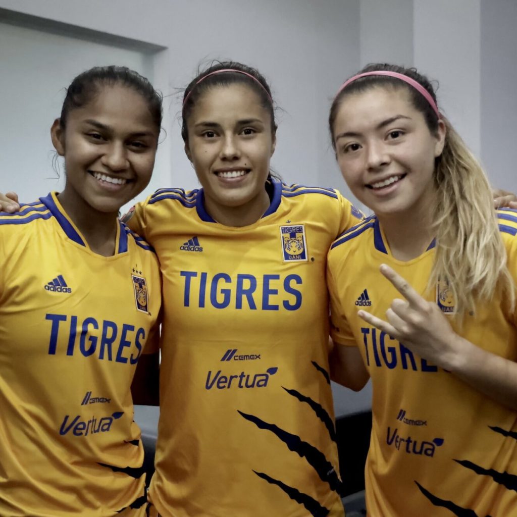 Belén, Liz, Katty. Foto: Tigres